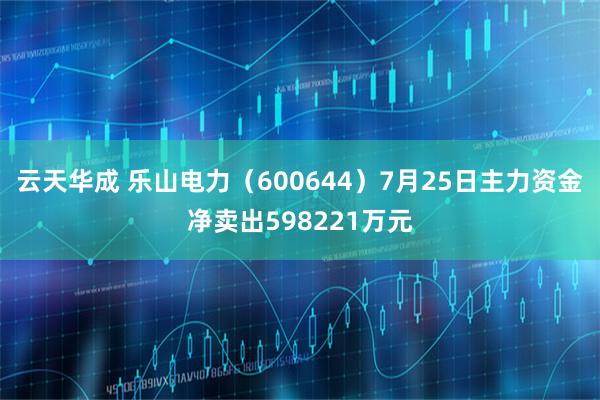 云天华成 乐山电力（600644）7月25日主力资金净卖出598221万元